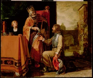 King David Handing the Letter to Uriah